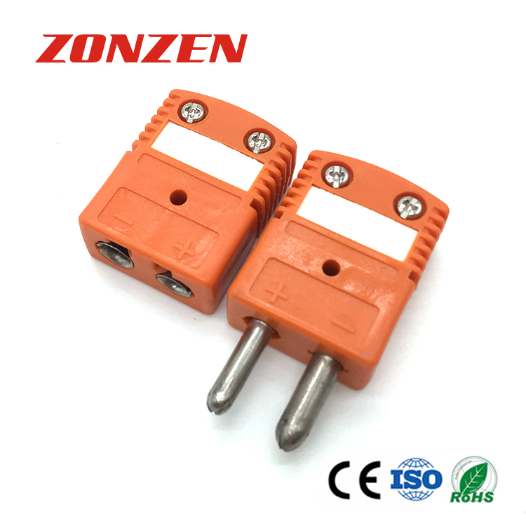 Most Pupular Standard Size Round Pin 2 Pole Thermocouple TC Connector